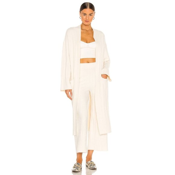 Weekend Stories Gigi Maxi Cardigan in Tan - Picture 2 of 5